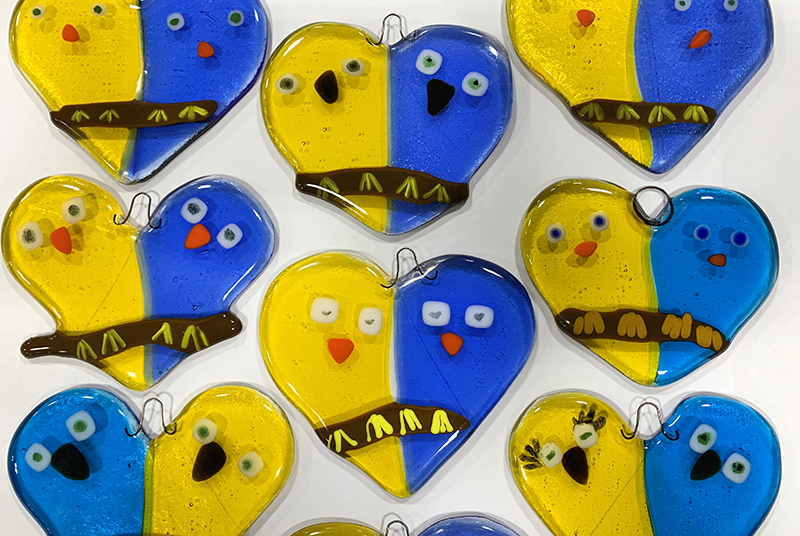 Valentine Love Birds Fusing Project